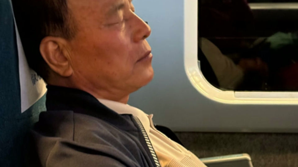 Why is this Chinese operative following me in South Korea?